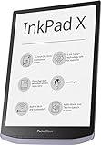 PocketBook e-Book Reader 'InkPad X' (32 GB Speicher, 26,12 cm (10,3 Zoll) E-Ink Carta Display, SMARTlight) in Metallic Grey