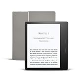 Kindle Oasis, Leselicht mit verstellbarer Farbtemperatur, wasserfest, 32 GB, WLAN, Grafit